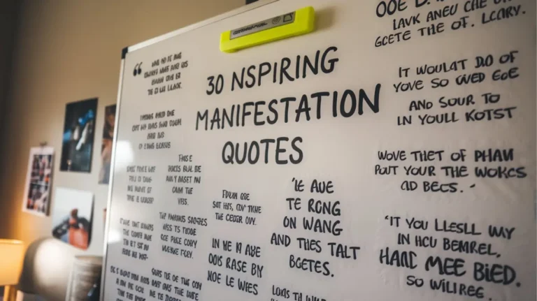 30 Inspiring Manifestation Quotes