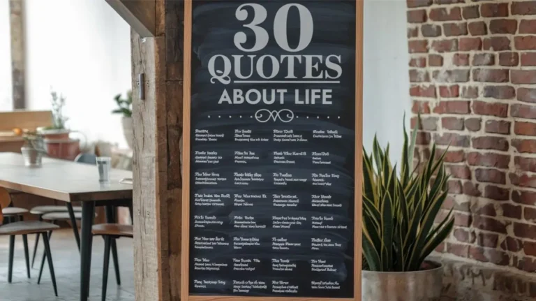 30 Quotes About Life