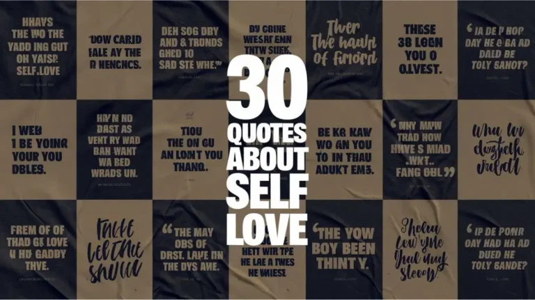 30 Quotes About Self Love