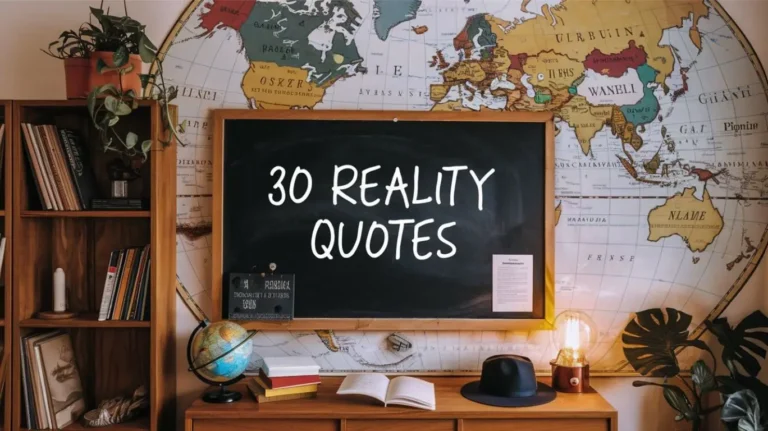 30 Reality Quotes