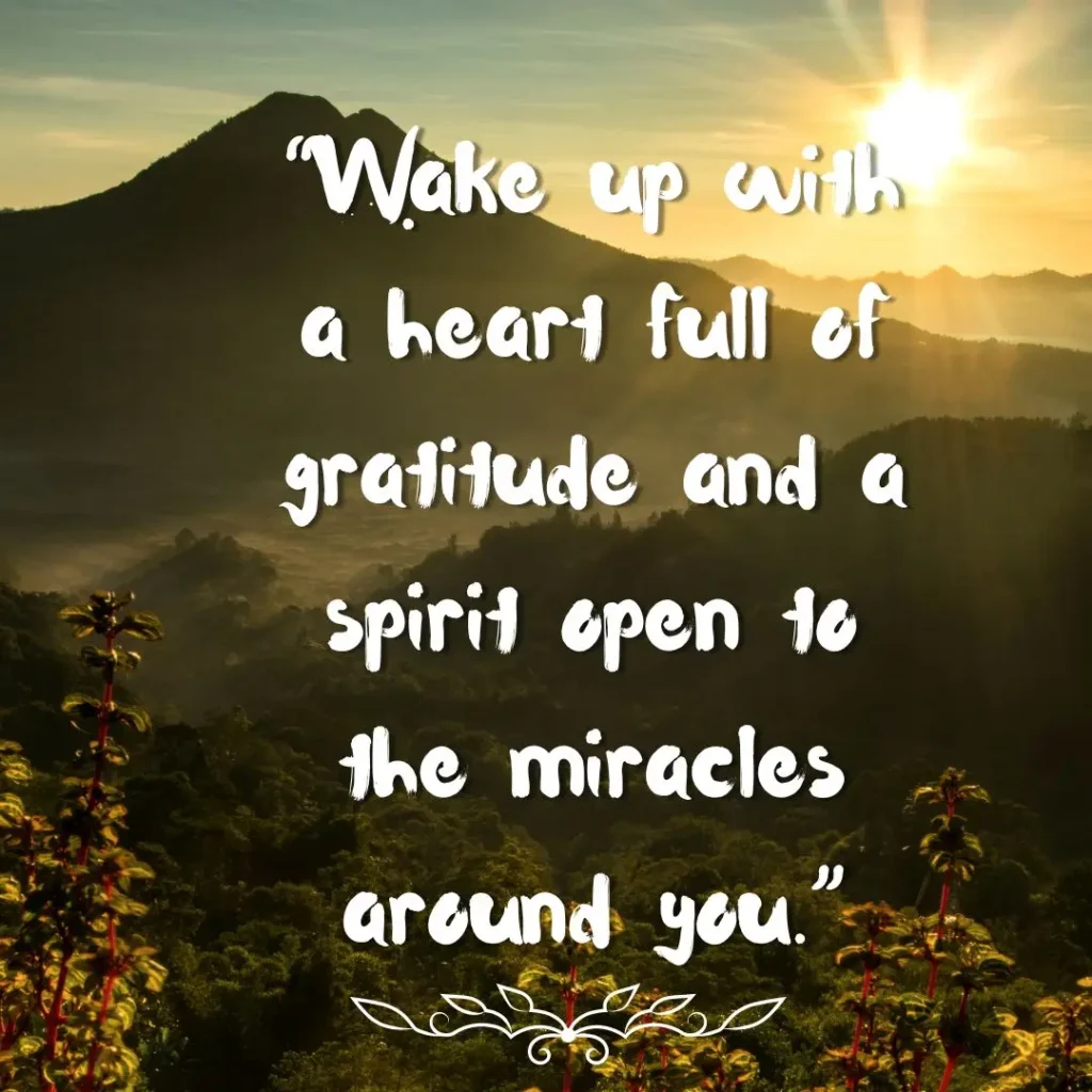 30 Good Morning Spiritual Quotes