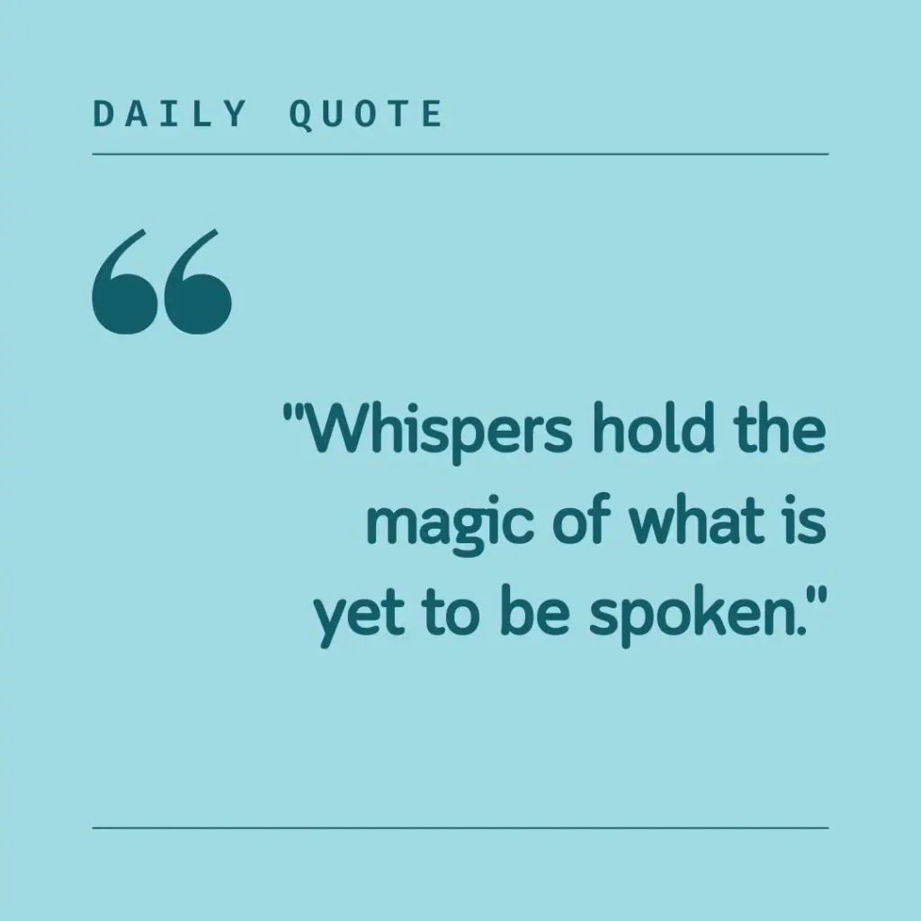 30 Whisper Quotes