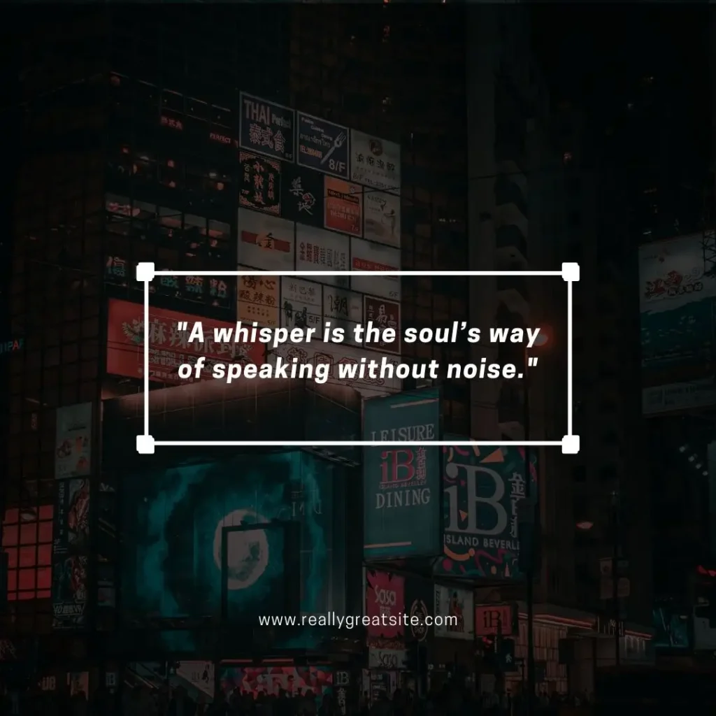 30 Whisper Quotes