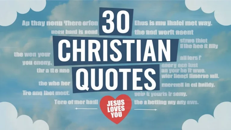 30 Christian Quotes