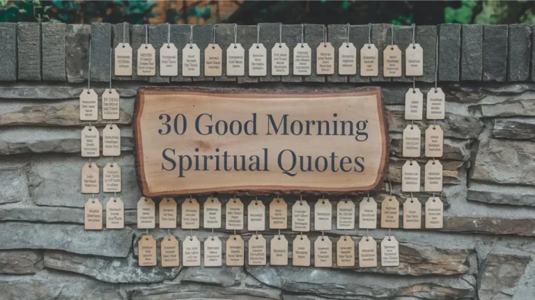 30 Good Morning Spiritual Quotes