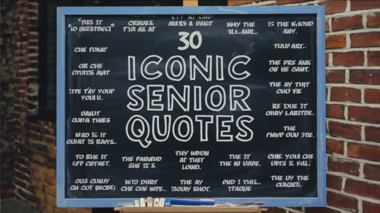 30 Iconic Senior Quotes