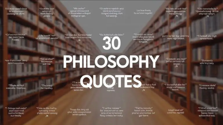 30 Philosophy Quotes