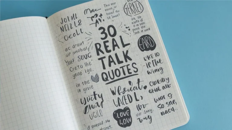 30 Real Talk Quotes