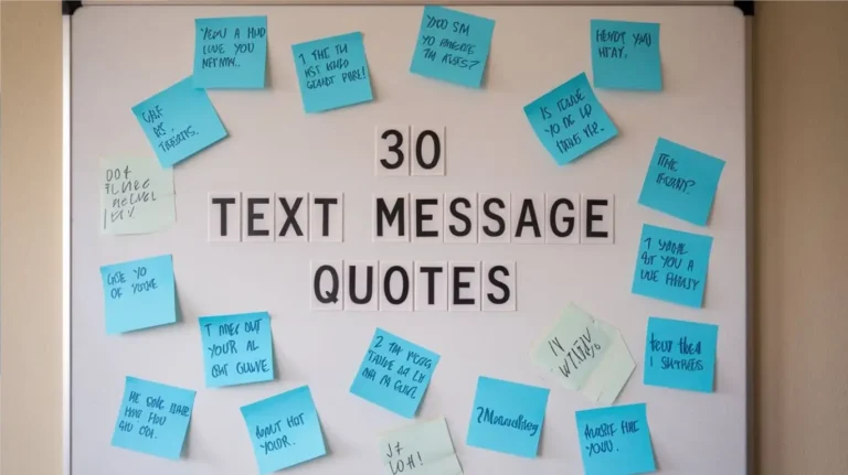 30 Text Message Quotes