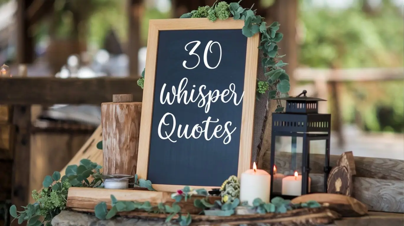 30 Whisper Quotes