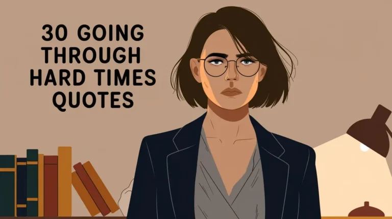 30 Going Through Hard Times Quotes