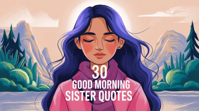30 Good Morning Sister Quotes