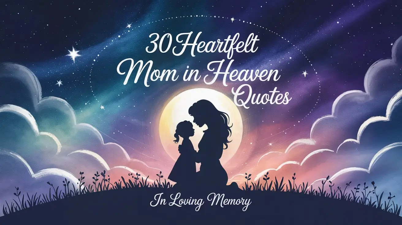 30 Heartfelt Mom in Heaven Quotes
