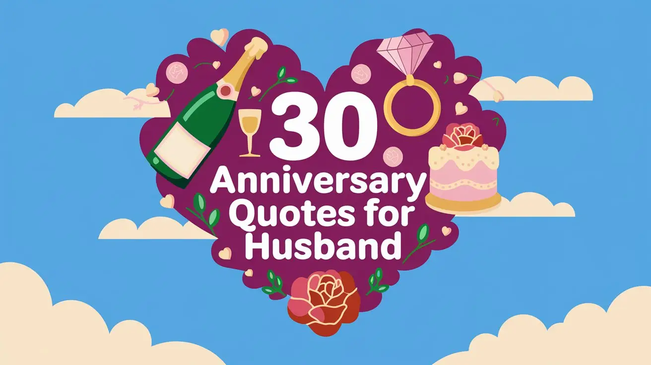 30 Anniversary Quotes for Husband