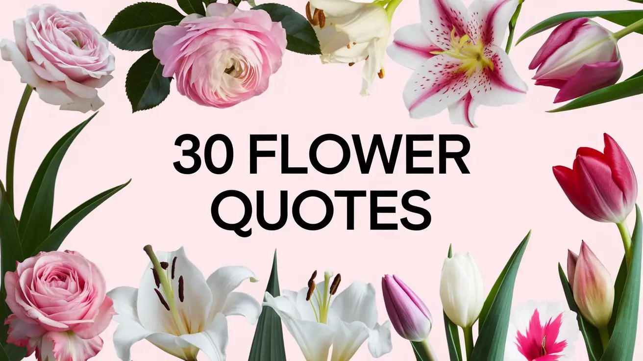 30 flower quotes