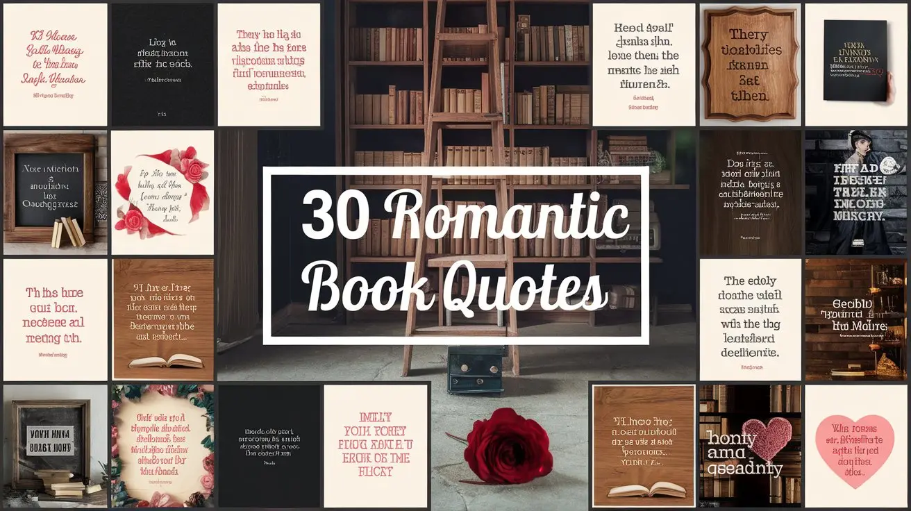 30 Romantic Book Quotes