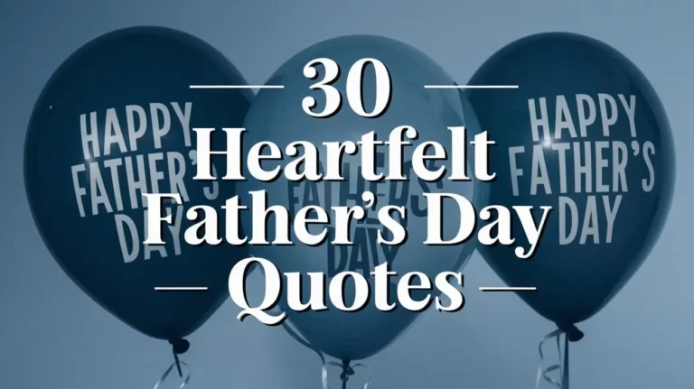 30 Heartfelt Father's Day Quotes