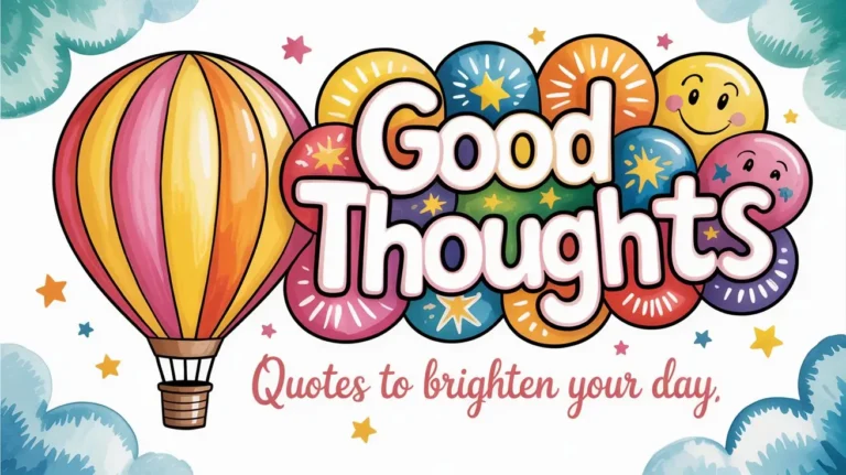 Good Thoughts Quotes to Brighten Your Day