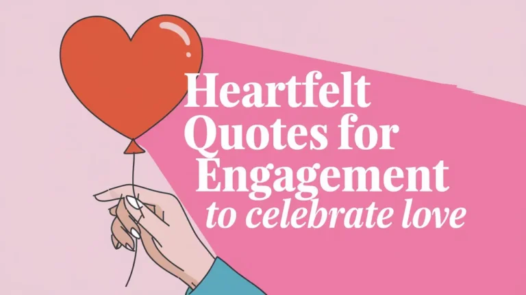 Heartfelt Quotes for Engagement to Celebrate Love